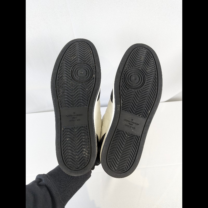 莉亞精品♡LV 白棋盤運動鞋 尺碼7.5 九新美鞋-5