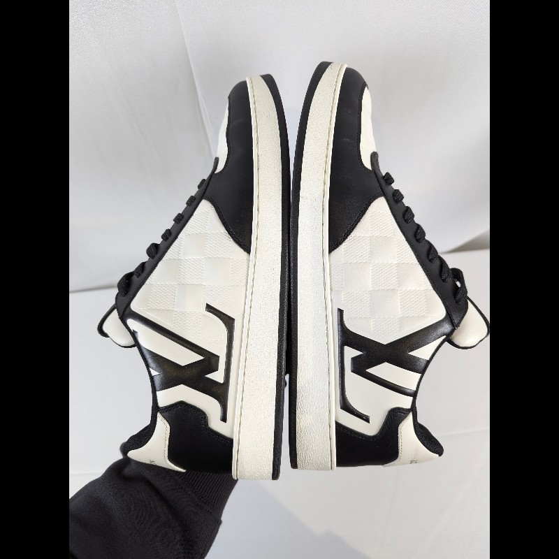 莉亞精品♡LV 白棋盤運動鞋 尺碼7.5 九新美鞋-6