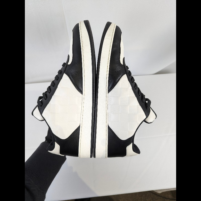 莉亞精品♡LV 白棋盤運動鞋 尺碼7.5 九新美鞋-7