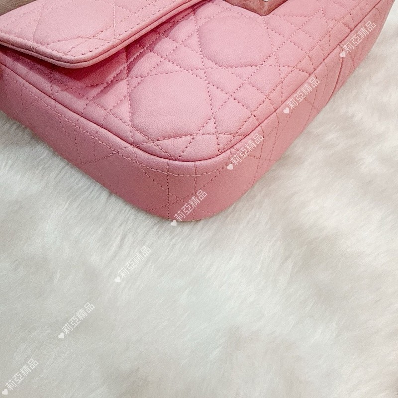 莉亞精品♡Dior MissDior 櫻花粉鏈包 九新美包-3