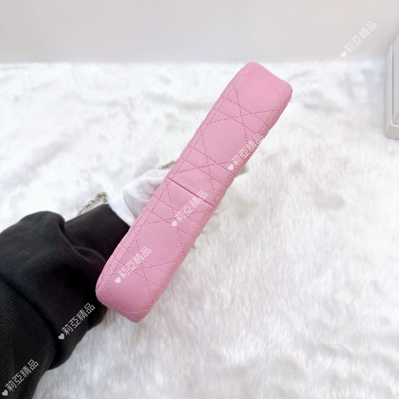 莉亞精品♡Dior MissDior 櫻花粉鏈包 九新美包-7
