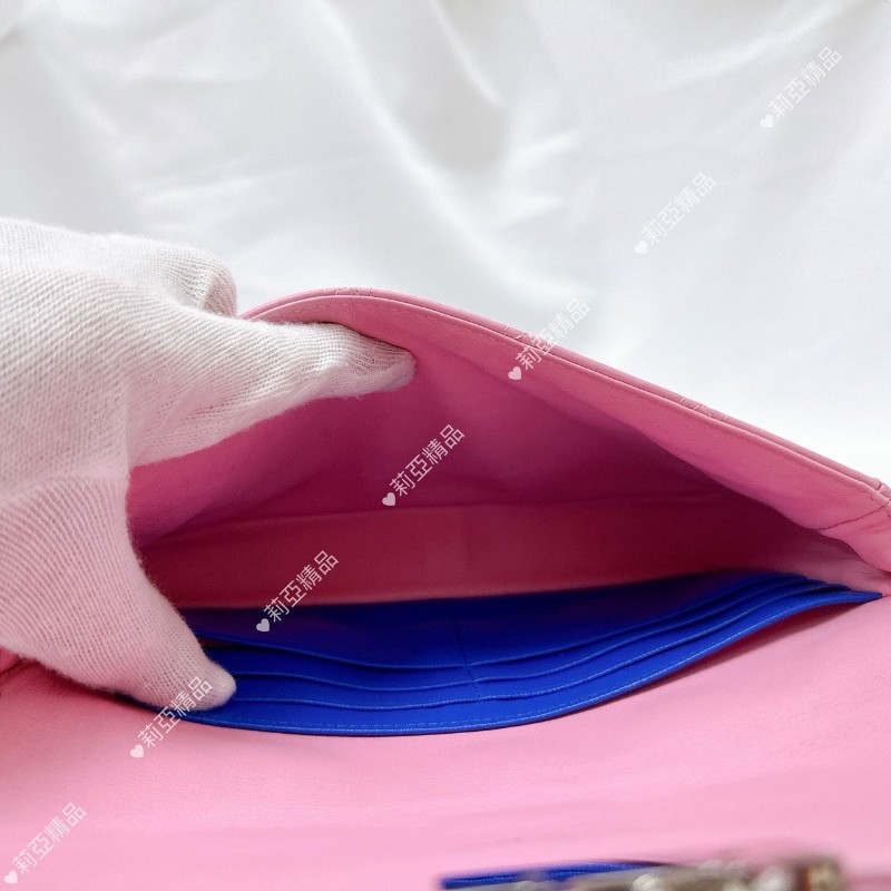 莉亞精品♡Dior MissDior 櫻花粉鏈包 九新美包-13