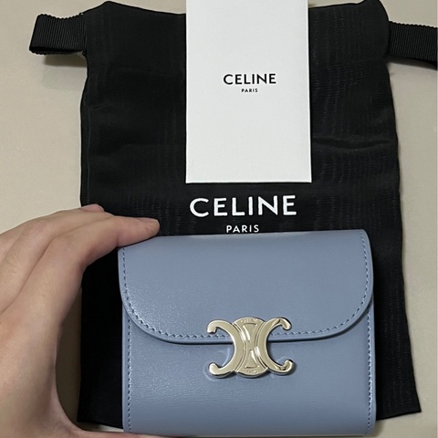CELINE TRIOMPHE小號翻蓋錢包