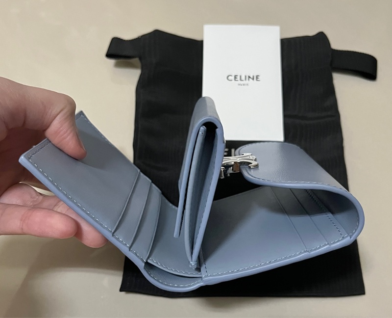 CELINE TRIOMPHE小號翻蓋錢包-8