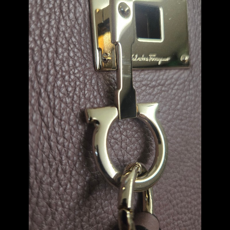 Ferragamo 托特包紫色-2