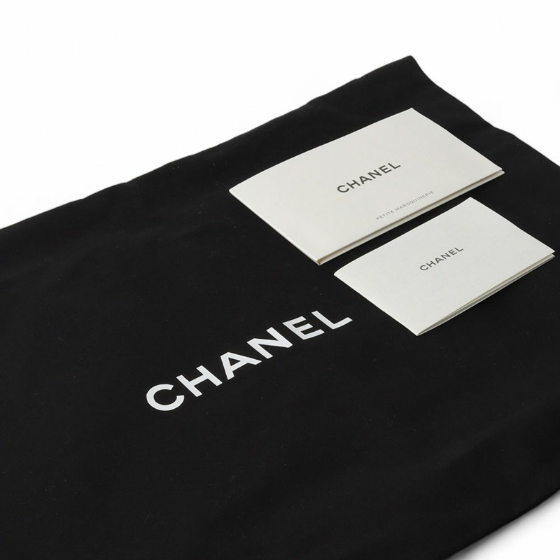 【包稅】CHANEL 魚子醬口袋手拿包 銀色 新款 中型/-7