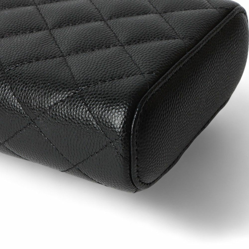 【包稅】CHANEL 魚子醬化妝手機支架斜背包/-5