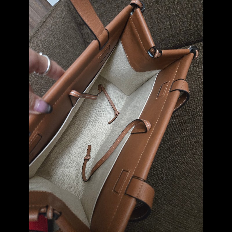 (近新閒置品)LOEWE帆布托特肩揹包-14