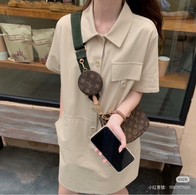 ෆ LV Multi Pochette Accessories五合一麻將包-5