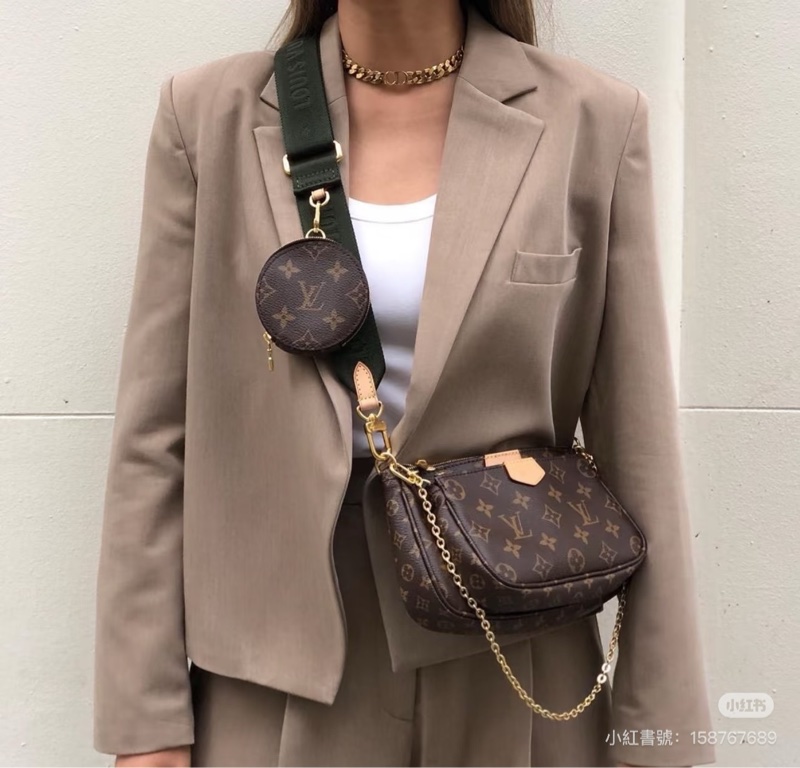 ෆ LV Multi Pochette Accessories五合一麻將包-6
