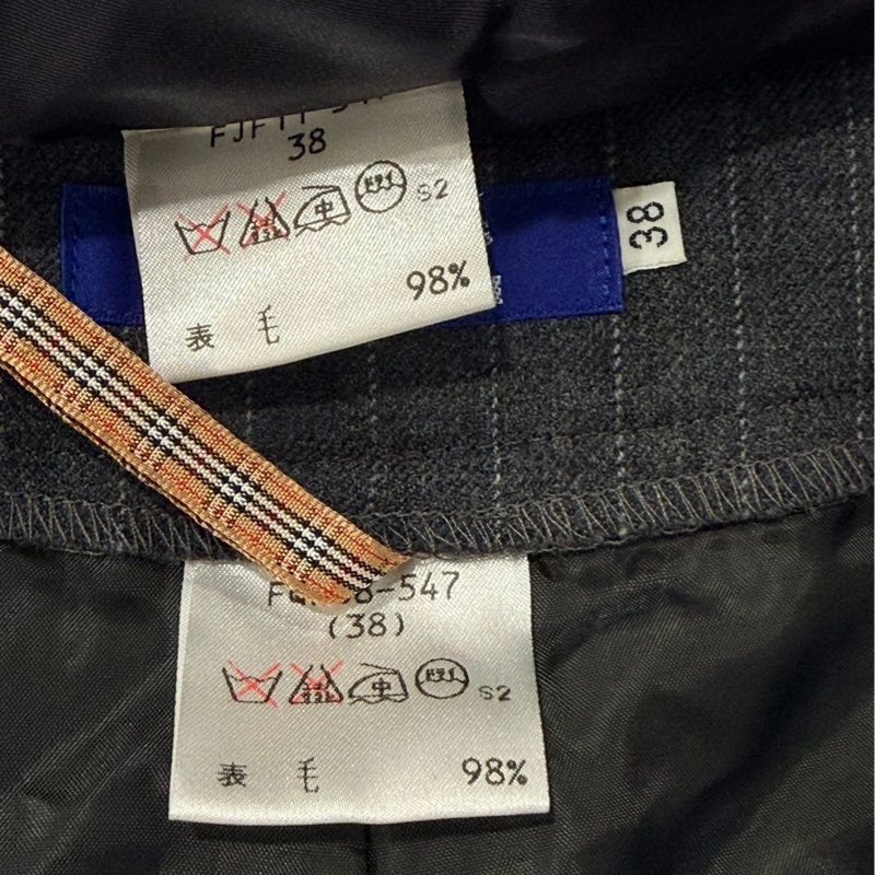 BURBERRY 藍標 直條紋毛料西裝外套+長褲-9