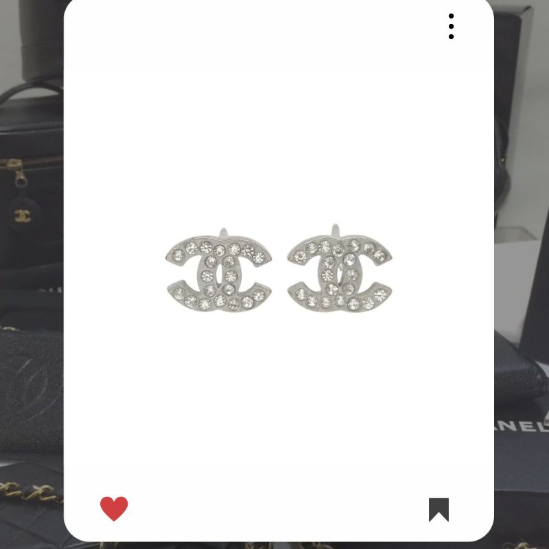 🛍️🎁 26 🔥 1月新品上架 新年💖 美品💖 香奈兒 Chanel CC 經典水鑽耳環 🔥 香奈兒熱賣款 香奈兒經典款 耳環 CHANEL EARRING-0