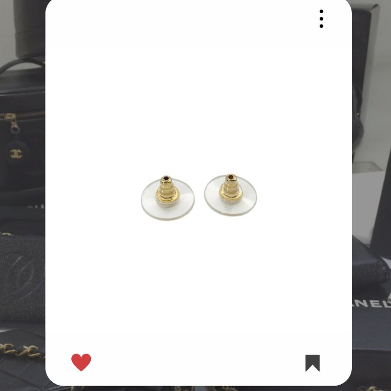 🛍️🎁 26 🔥 1月新品上架 新年💖 美品💖 香奈兒 Chanel CC 經典金色水鑽耳環 🔥 香奈兒熱賣款 香奈兒經典款 耳環 CHANEL EARRING-3