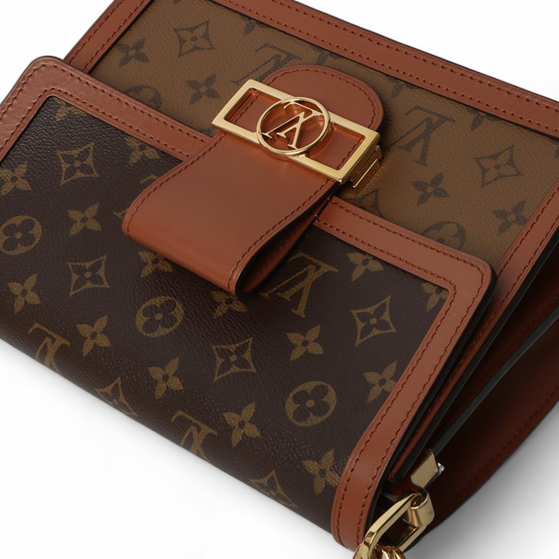 【包稅】LOUIS VUITTON Monogram Dauphine MM 肩背包 32195--3