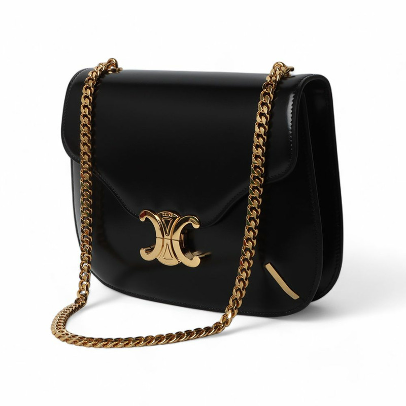 【包稅】CELINE Triumph Versace 鏈條肩包 32196--1