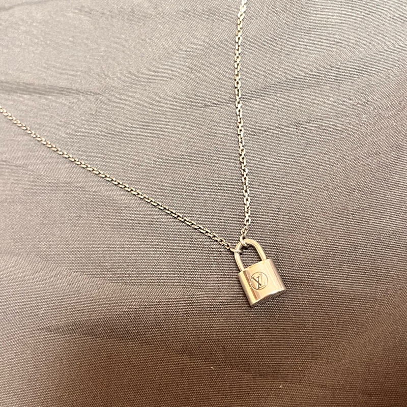 Louis Vuitton LV Silver Lockit🔒925 純銀項鏈 頸鏈-2
