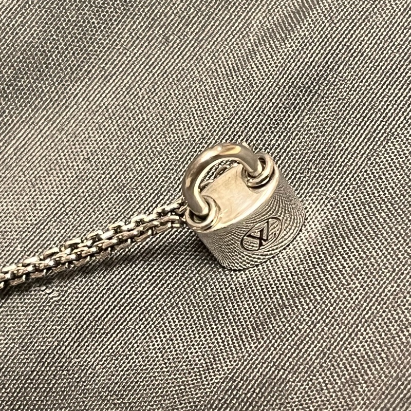 Louis Vuitton LV Silver Lockit🔒925 純銀項鏈 頸鏈-12
