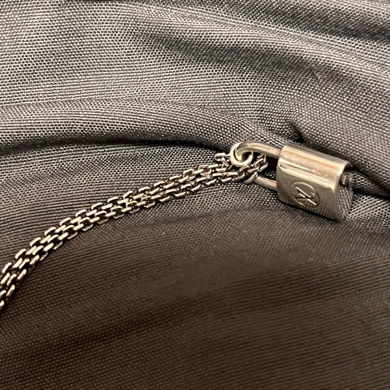 Louis Vuitton LV Silver Lockit🔒925 純銀項鏈 頸鏈-10