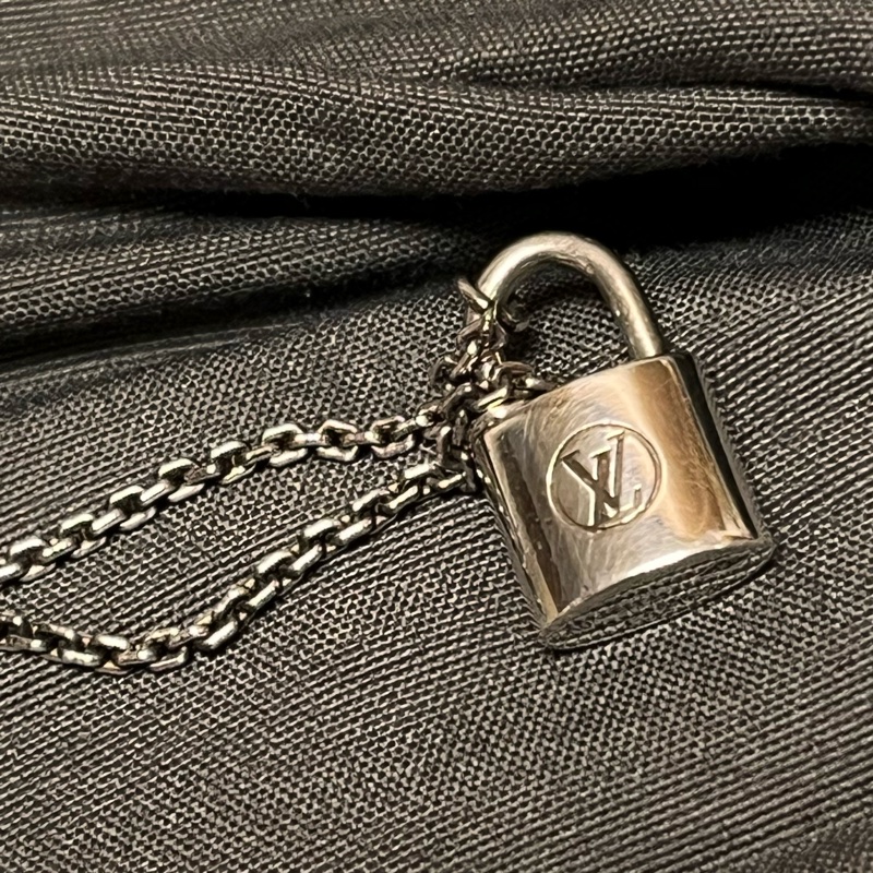 Louis Vuitton LV Silver Lockit🔒925 純銀項鏈 頸鏈-11