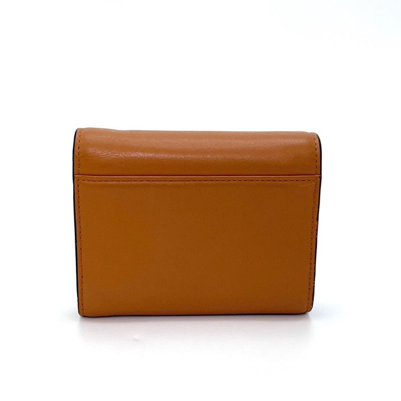 MCM棕色金扣錢包卡包12*9*2.5 98新配件盒子塵袋保卡購證-6