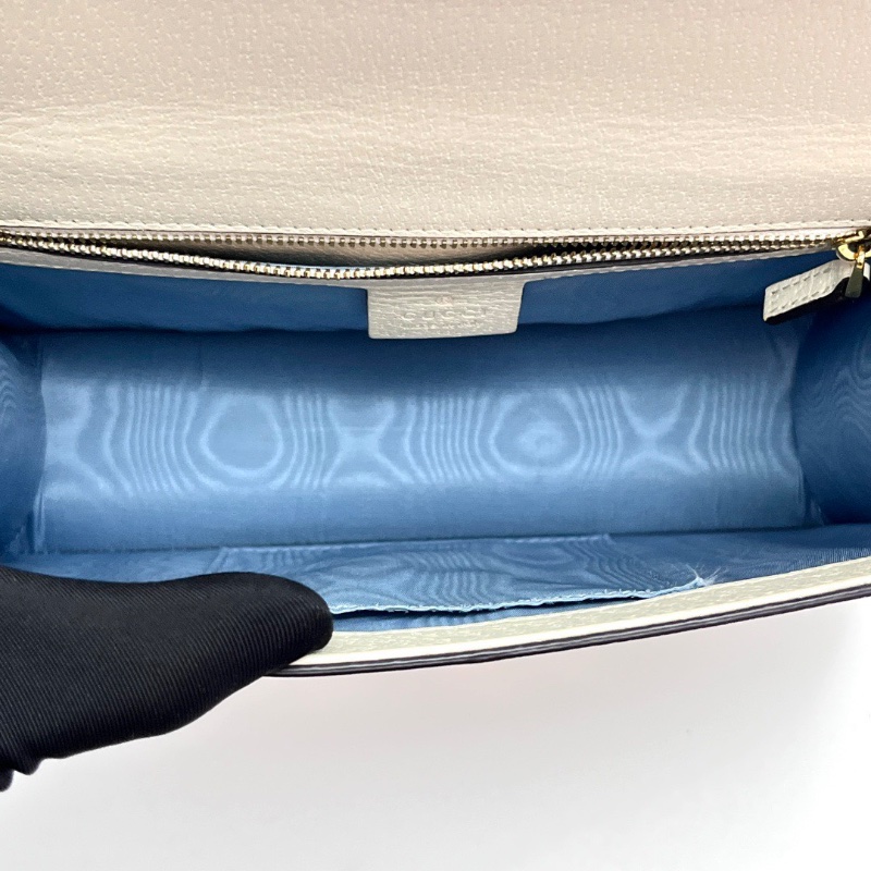 GUCCI 白金燙金小蜜蜂星星肩背斜背包26*17*8 98新配件盒子塵袋-2