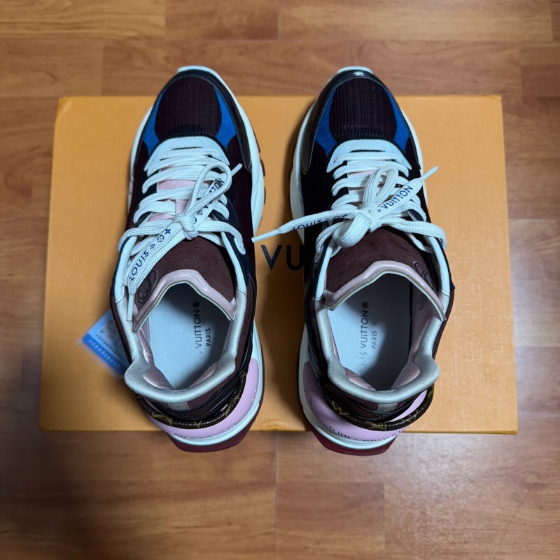 路易威登Lv Run 55老爹鞋 休閒女鞋 黑紅色 尺碼：36碼-3