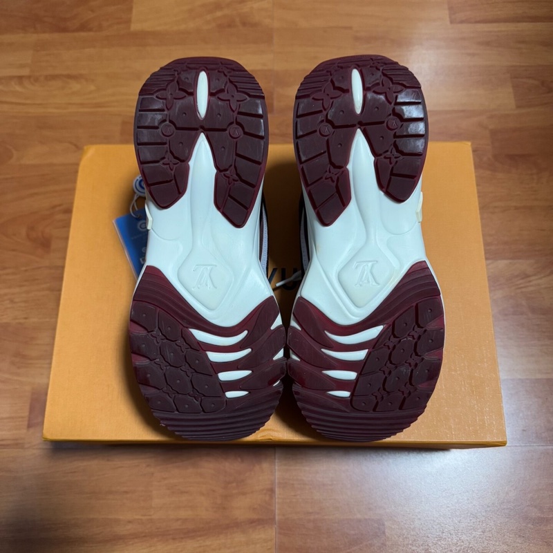 路易威登Lv Run 55老爹鞋 休閒女鞋 黑紅色 尺碼：36碼-8