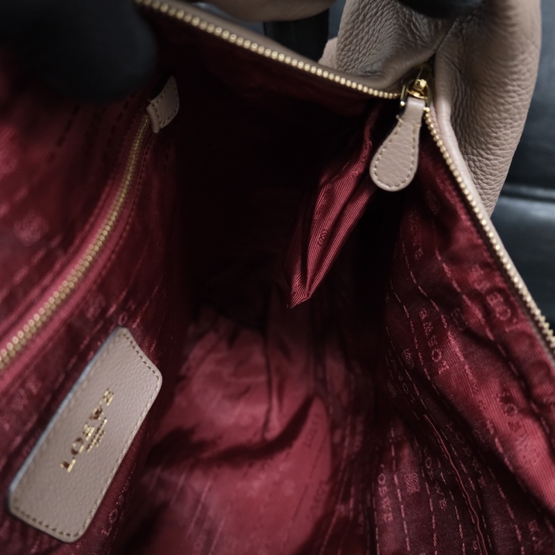 Loewe Leather Shoulder Bag 羅意威中古鎖頭Hobo bag 和尚包-18