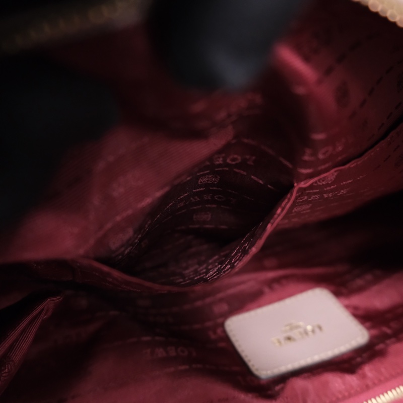 Loewe Leather Shoulder Bag 羅意威中古鎖頭Hobo bag 和尚包-20