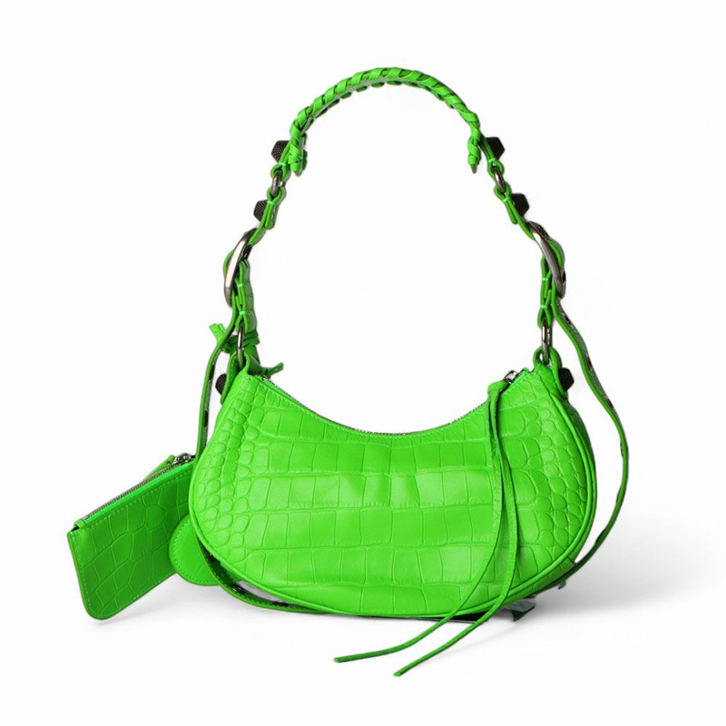 【包稅】BALENCIAGA Le Cagole XS 鱷魚皮單肩包 671309-2