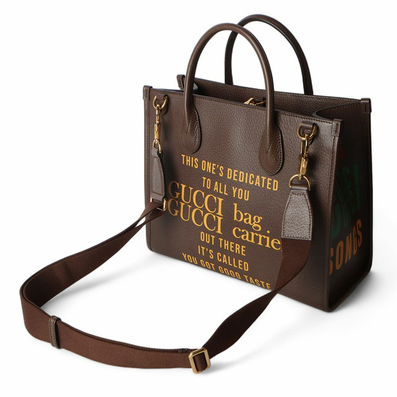 【包稅】GUCCI 680956 字母印花 100 週年紀念款手提單肩包 /32212--1