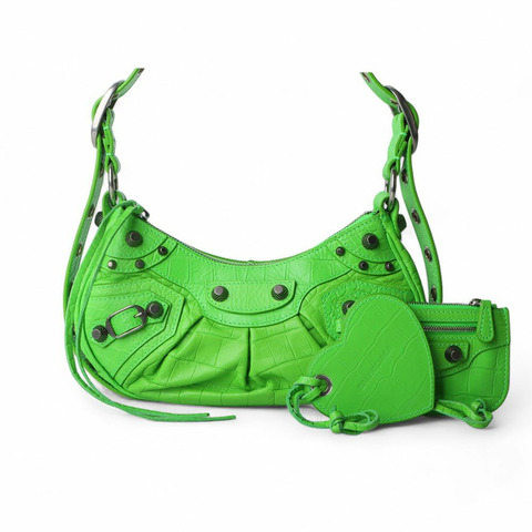 BALENCIAGA Le Caucase XS 鱷魚皮單肩包 671309