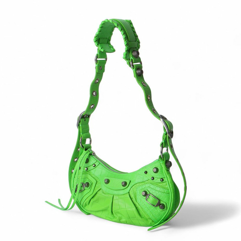 【包稅】BALENCIAGA Le Caucase XS 鱷魚皮單肩包 671309-1