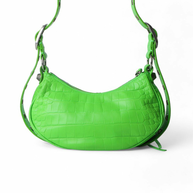 【包稅】BALENCIAGA Le Caucase XS 鱷魚皮單肩包 671309-2