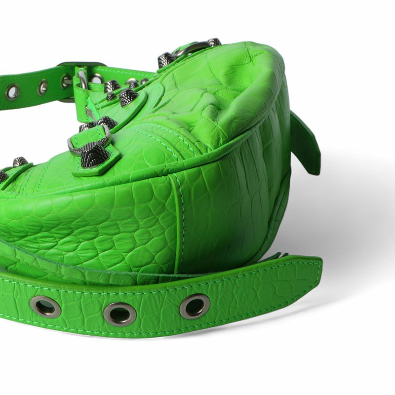 【包稅】BALENCIAGA Le Caucase XS 鱷魚皮單肩包 671309-4