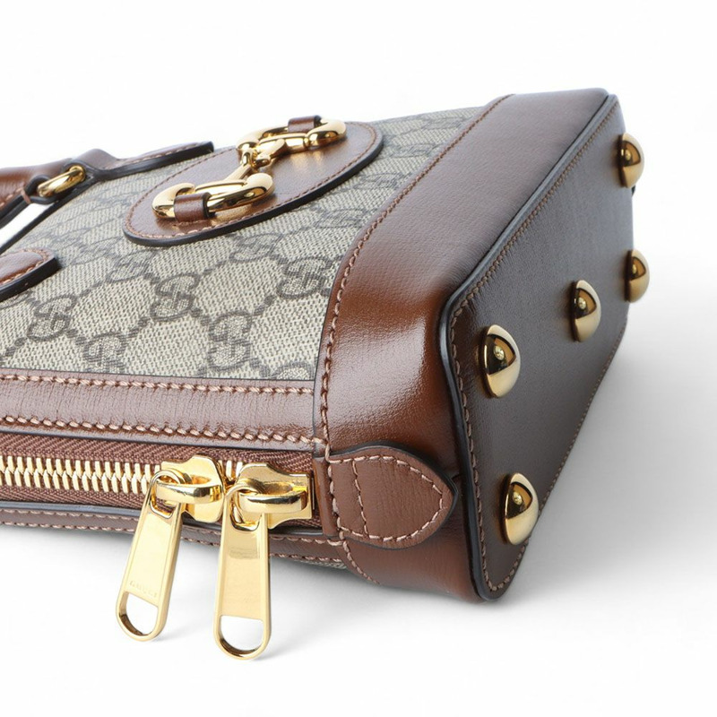 【包稅】GUCCI Horsebit 1955 迷你手提斜背包 640716-4