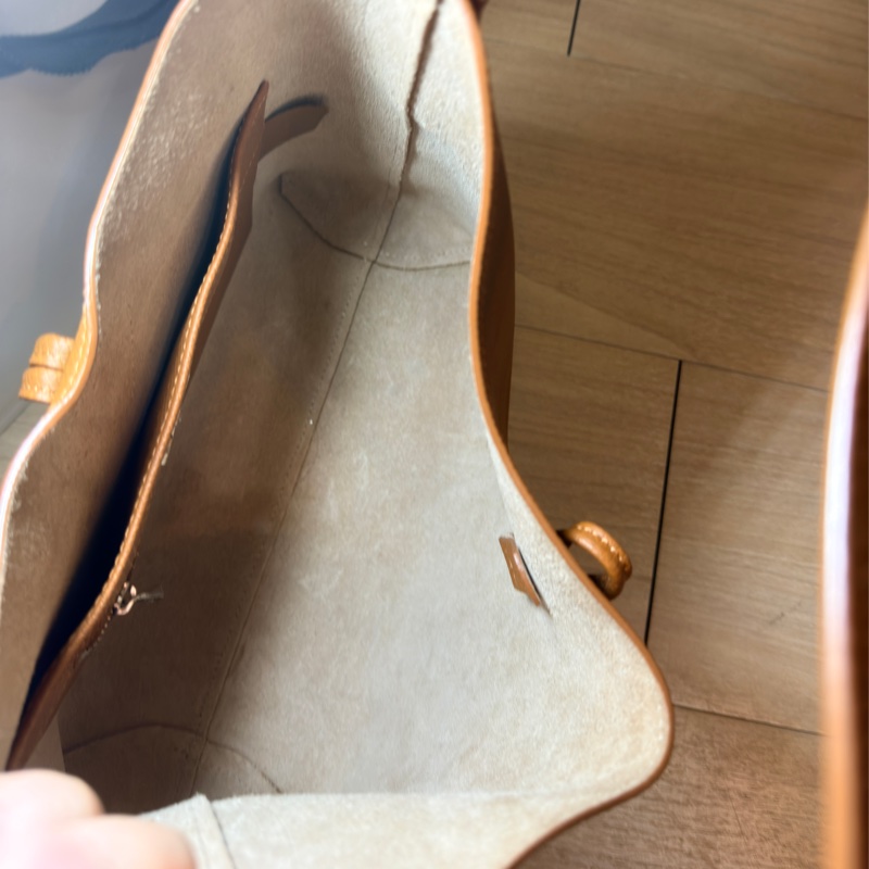 LONGCHAMP ROSEAU系列竹節卵石紋牛皮單肩包🔥粽色-10