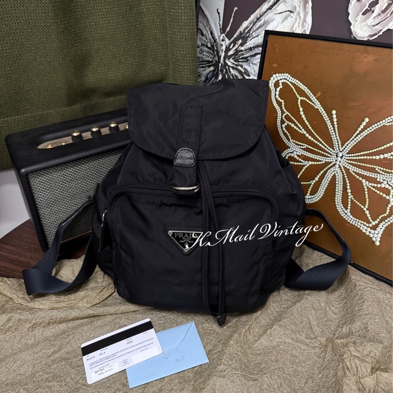 Prada Nylon Vintage Backpack 普拉達中古尼龍書包/背包-0