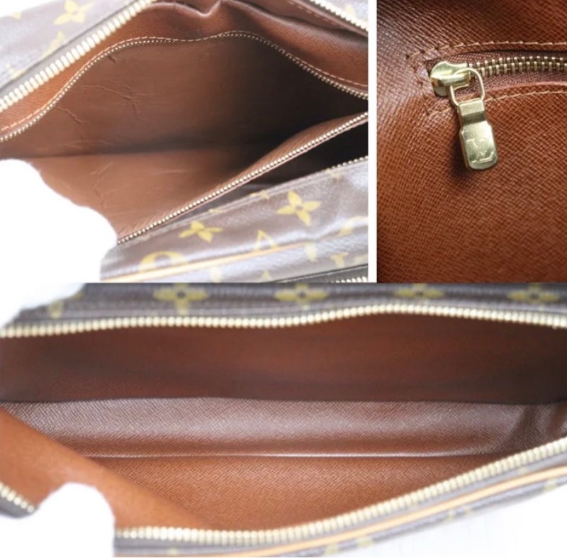 「JL精品代購」 9新 LV 老花 相機包-11