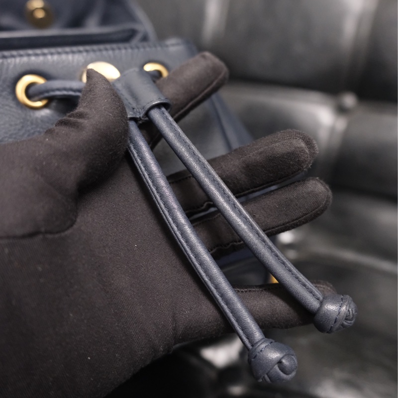 Dior CD Leather Backpack 迪奧中古金蛋書包/背包-15