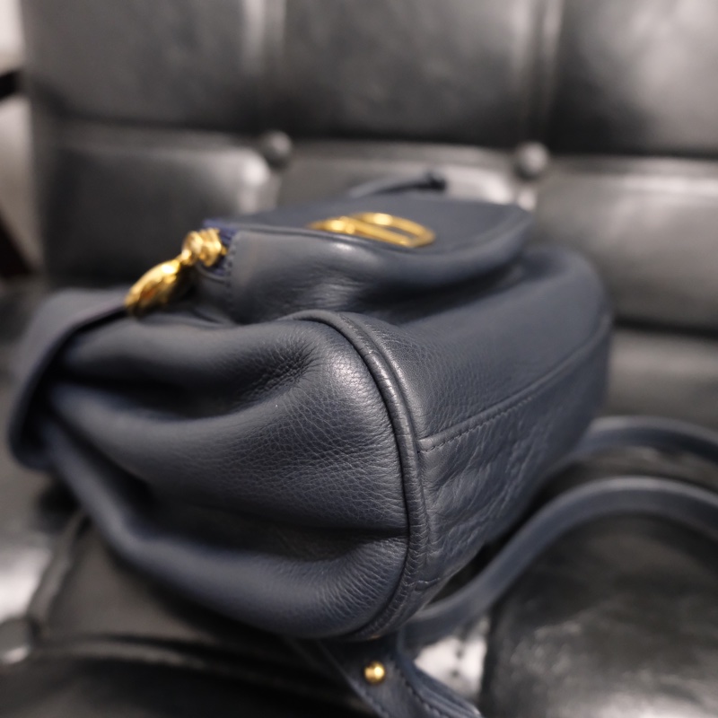 Dior CD Leather Backpack 迪奧中古金蛋書包/背包-19