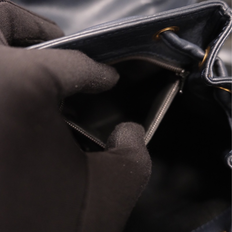 Dior CD Leather Backpack 迪奧中古金蛋書包/背包-24