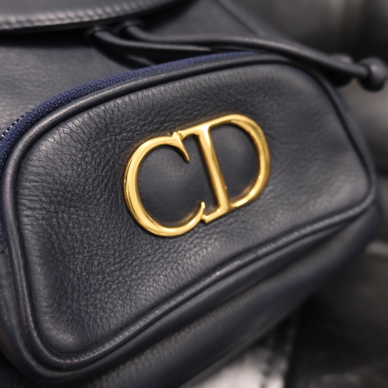 Dior CD Leather Backpack 迪奧中古金蛋書包/背包-25