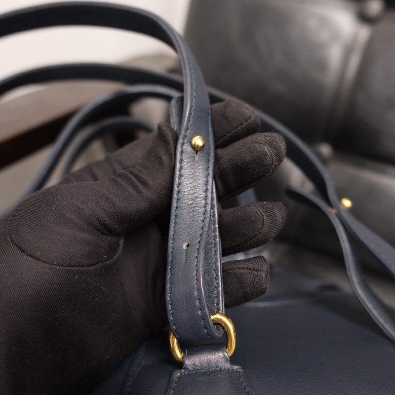 Dior CD Leather Backpack 迪奧中古金蛋書包/背包-29