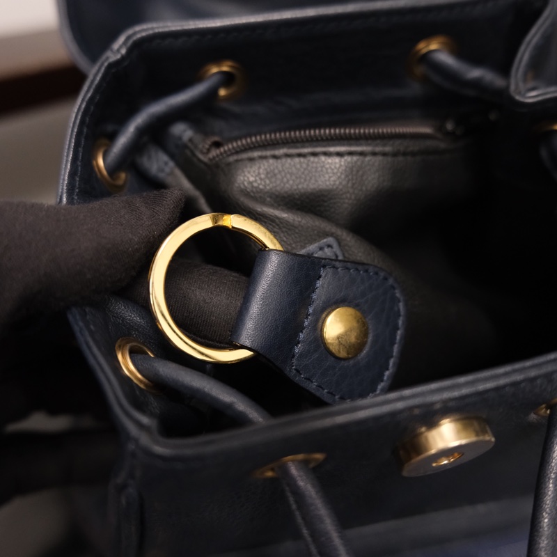 Dior CD Leather Backpack 迪奧中古金蛋書包/背包-31