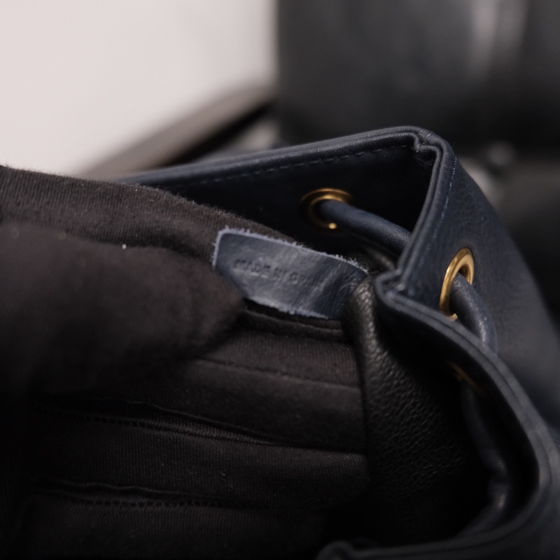 Dior CD Leather Backpack 迪奧中古金蛋書包/背包-33