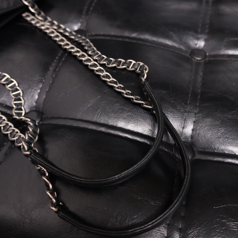 Prada Nylon Vintage Chain Bag 25 普拉特黑色中古尼龍降落傘/單肩包-8