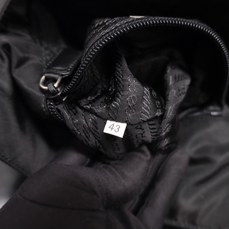 Prada Nylon Vintage Chain Bag 25 普拉特黑色中古尼龍降落傘/單肩包-28