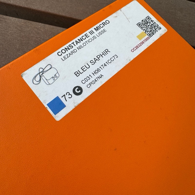 最後四小時優惠 Hermes micro constance lizard 🐊-24