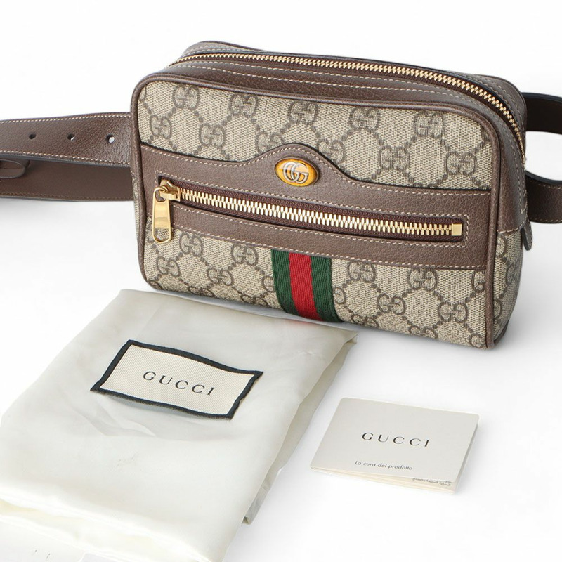 【包稅】GUCCI 517076 GG Supreme Ophidia 腰包/-7